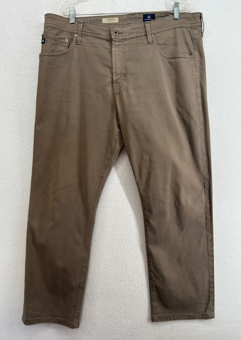 AG ADRIANO GOLDSCHMIED Jeans Mens 38x34 The Graduate Denim Stretch Cotton Brown